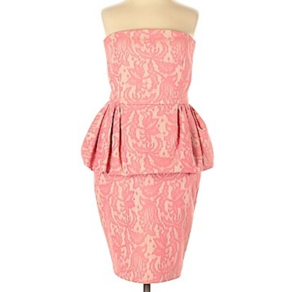 Zara Strapless Cocktail Dress - image 5